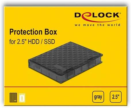 Delock 18368 - Dangtelis - Plastikinis - Pilkas - 2,5" - 80 mm - 105 mm
