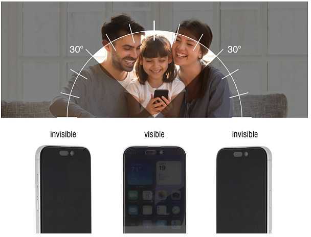 Delock Folia ochronna na iPhone 16 su osłoną su hartowanego szkła Anti Spy 4-kierunkowa osłona su instalacją