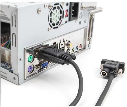 RS-232 kabelis su papildoma maitinimo jungtimi