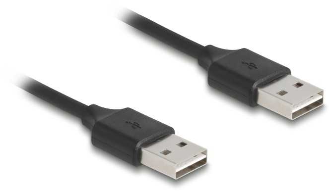 Kabelis USB Delock USB-A - USB-A 0.8 m Juodas (90124)