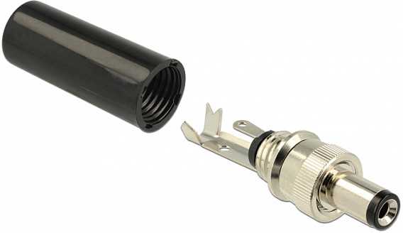 DELOCK jungtis DC 2.1x5.5x9.5mm (juodas)