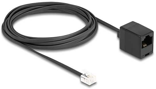 Delock Telefonkabel RJ11 Stecker zu RJ45 Buchse 3 m Juodas (88094)