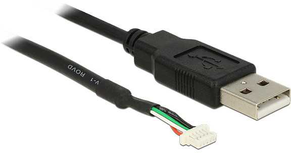 Delock DeLOCK 95986 kabelis do aparatu 1,5 m Juodas