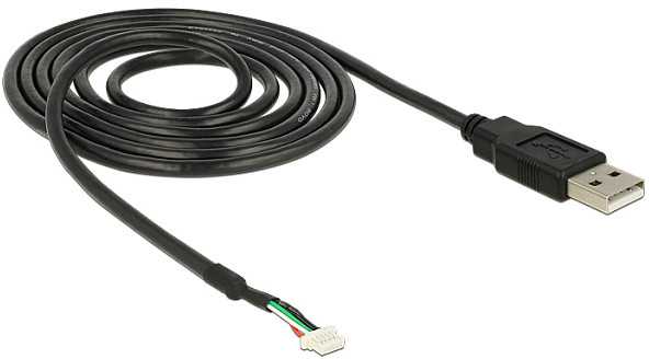 Delock DeLOCK 95986 kabelis do aparatu 1,5 m Juodas