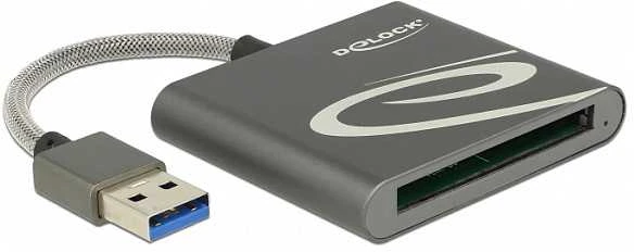 Delock XQD kortelių skaitytuvas su USB 3.0 laidu