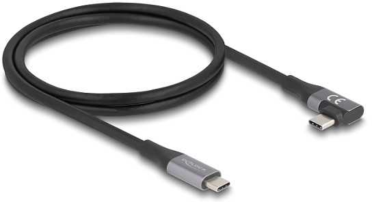 Kabelis USB Delock USB-C - USB-C 1 m Juodas (81131)