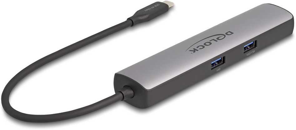 Stacja/replikator Delock USB 40 Gbps USB Type-C™ / Thunderbolt 3 / Thunderbolt 4 (87865)