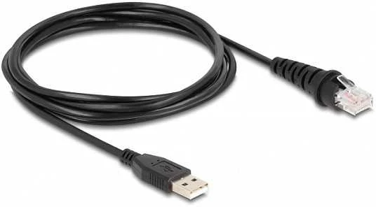Delock USB Barcodescanner 1D und 2D kabelgebunden für den stationären Einbau - German