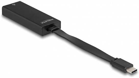 Delock USB Type-C™ Adapteris zu Gigabit LAN 1 x RJ45 slim ASIX