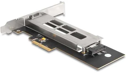 „Kieszeń Delock“ nuimamo rėmo PCI Express plokštė, skirta 1 x M.2 NMVe SSD, sąsajos plokštė