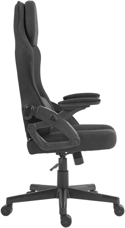 DC130 žaidimų kėdė DELTACO GAMING, juoda su minkštu lininiu audiniu / 4222376 / GAM-180