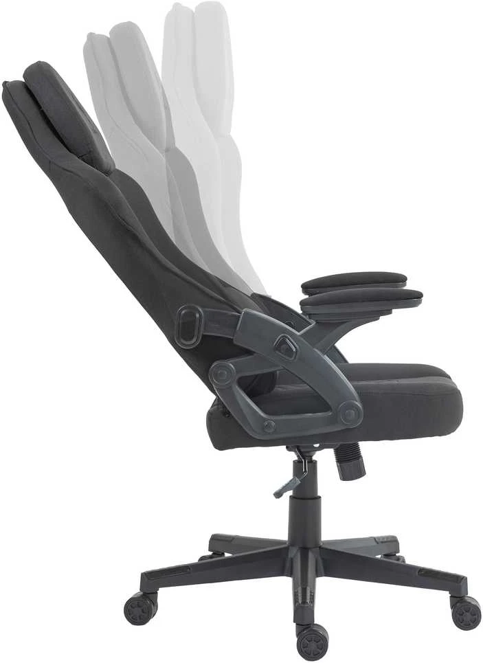 DC130 žaidimų kėdė DELTACO GAMING, juoda su minkštu lininiu audiniu / 4222376 / GAM-180
