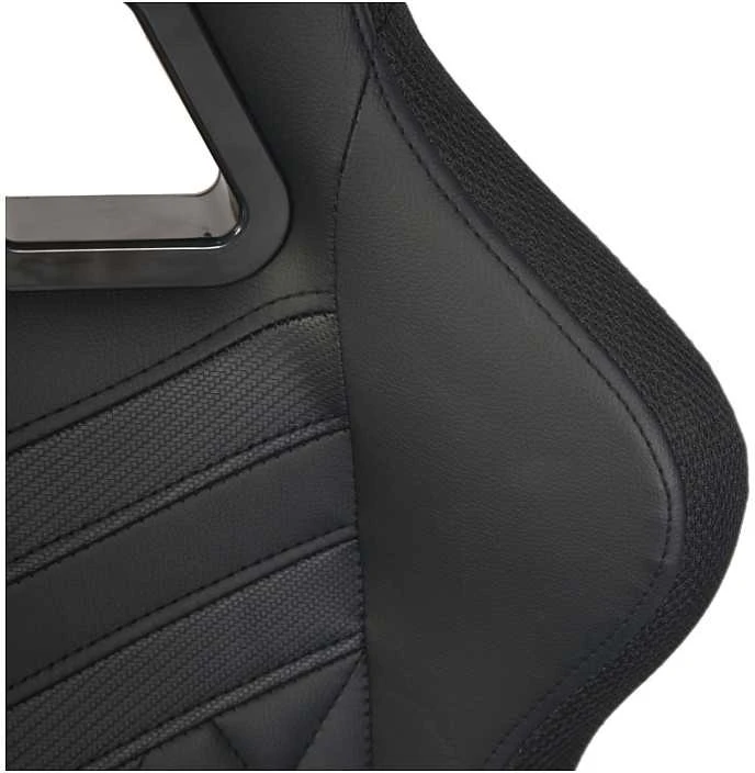 Žaidimų kėdė Deltaco GAM-080 Gaming Chair, PU oda, su RGB pašvietimu, Juoda
