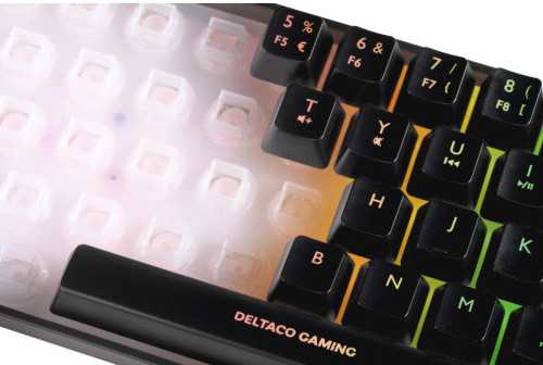 Klaviatūra Deltaco DK240 mini 60% (GAM-158-DE)