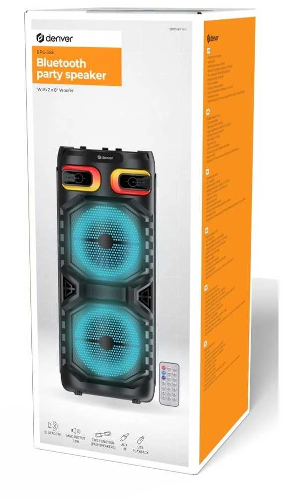 Kolumna BT Denver BPS-355 galingumas max 160W