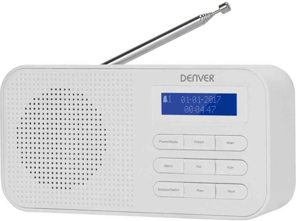 Denver DAB-42 baltos spalvos