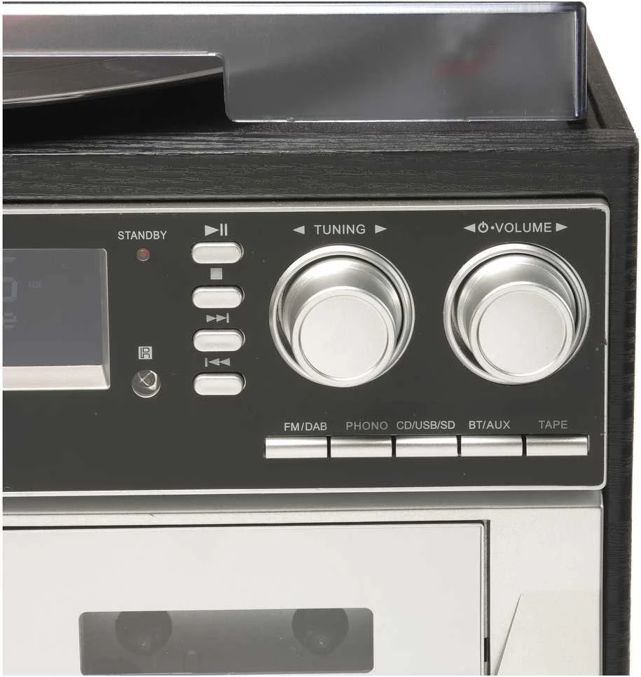Muzikinis centras Denver MRD-166 mini stereo sistema su patefonu ir DAB+/FM radiju