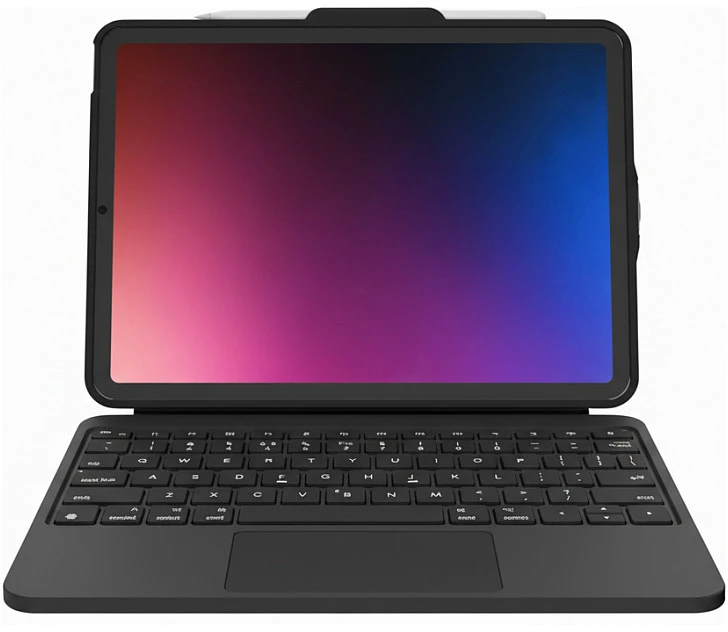 Klaviatūra DEQSTER PRIME klaviatūros dangtelis, skirtas iPad A16 10 kartos.