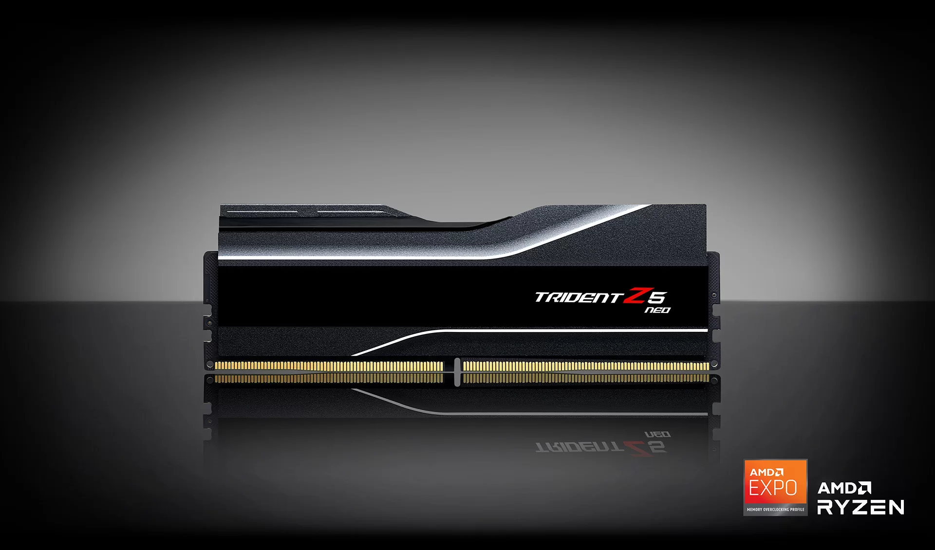Stacionarių kompiuterių atmintis G.SKILL Trident Z5 Neo 32 GB (2 × 16 GB) DDR5-6000, CL30, 1,35 V, AMD EXPO / Intel XMP 3.0, juoda (F5-6000J3038F16GX2-TZ5N) aprašymas - Prekės nuotrauka