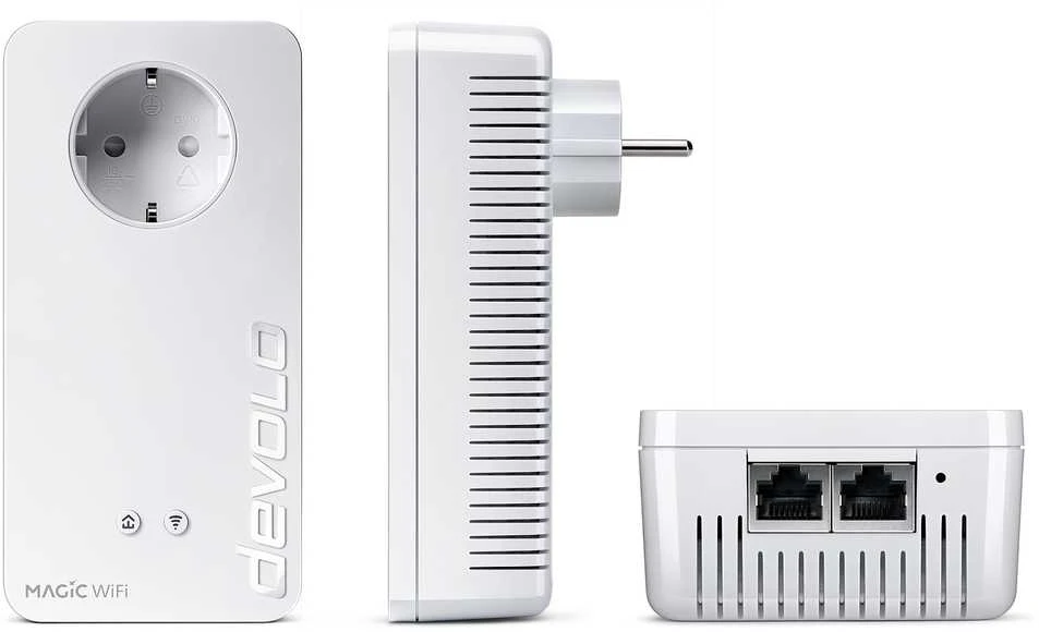 Maršrutizatorius Devolo Ag devolo Magic 2 WiFi ac Next Starter Kit 2400Mbit, Powerline+WLAN, 3x LAN, Mesh