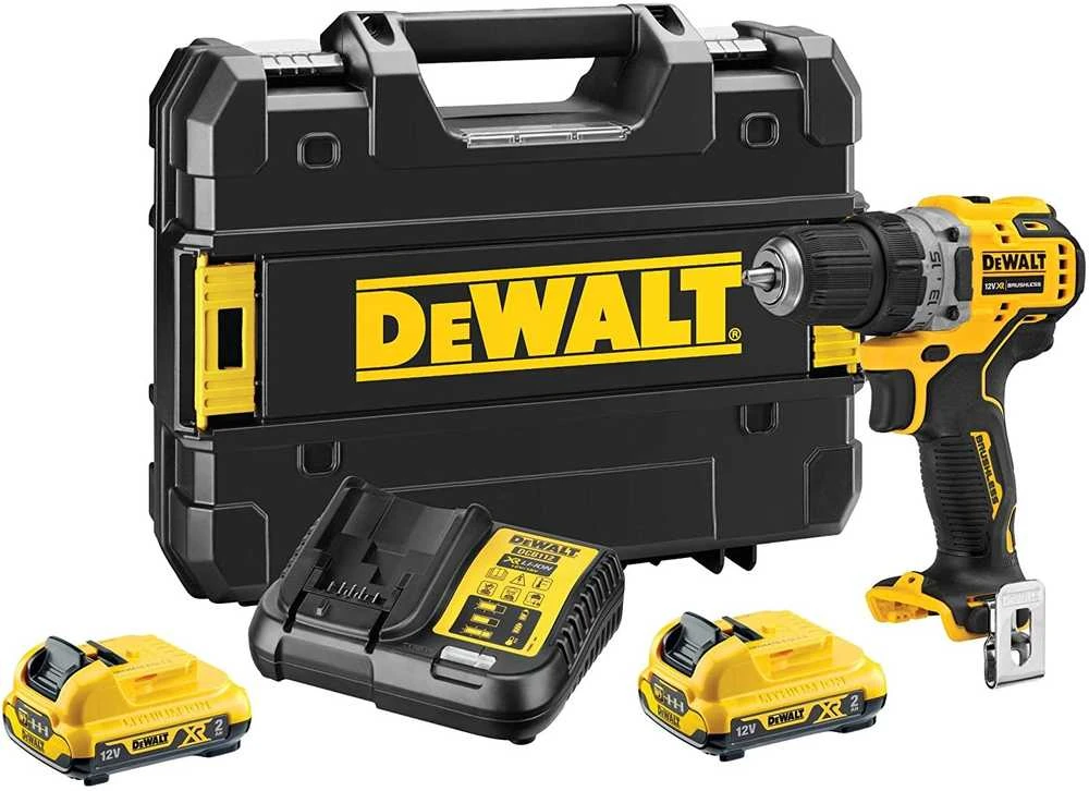Akumuliatorinis suktuvas-gręžtuvas Dewalt DCD701D2-QW 12V 2x2.0Ah