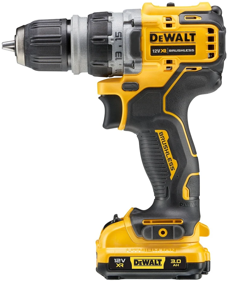 Suktuvas-gręžtuvas DeWalt DCD703L2T-QW; 12 V; 2x3,0 Ah akum.