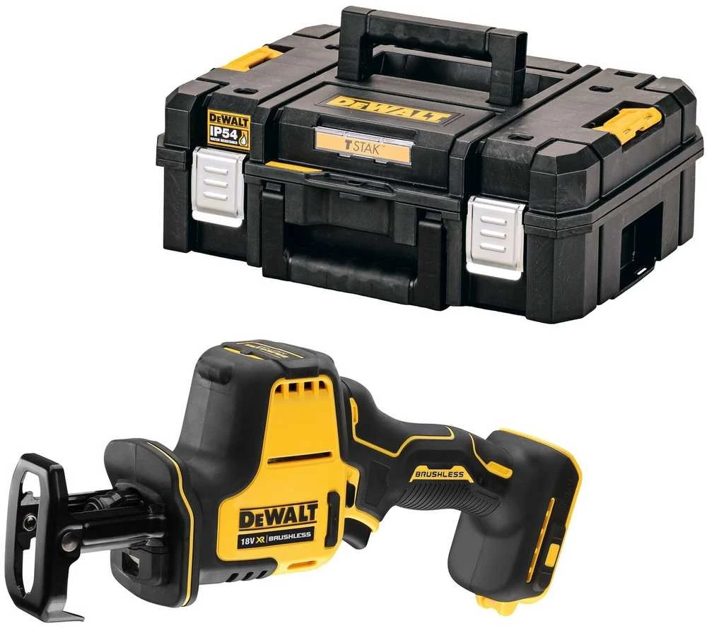 Akumuliatorinis tiesinis pjūklas DeWalt DCS369NT-XJ, 18 V, lagaminas, be akumuliatoriaus ir kroviklio