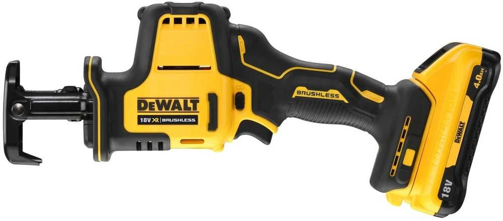 Akumuliatorinis tiesinis pjūklas DeWalt DCS369NT-XJ, 18 V, lagaminas, be akumuliatoriaus ir kroviklio