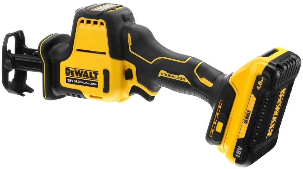 Akumuliatorinis tiesinis pjūklas DeWalt DCS369NT-XJ, 18 V, lagaminas, be akumuliatoriaus ir kroviklio