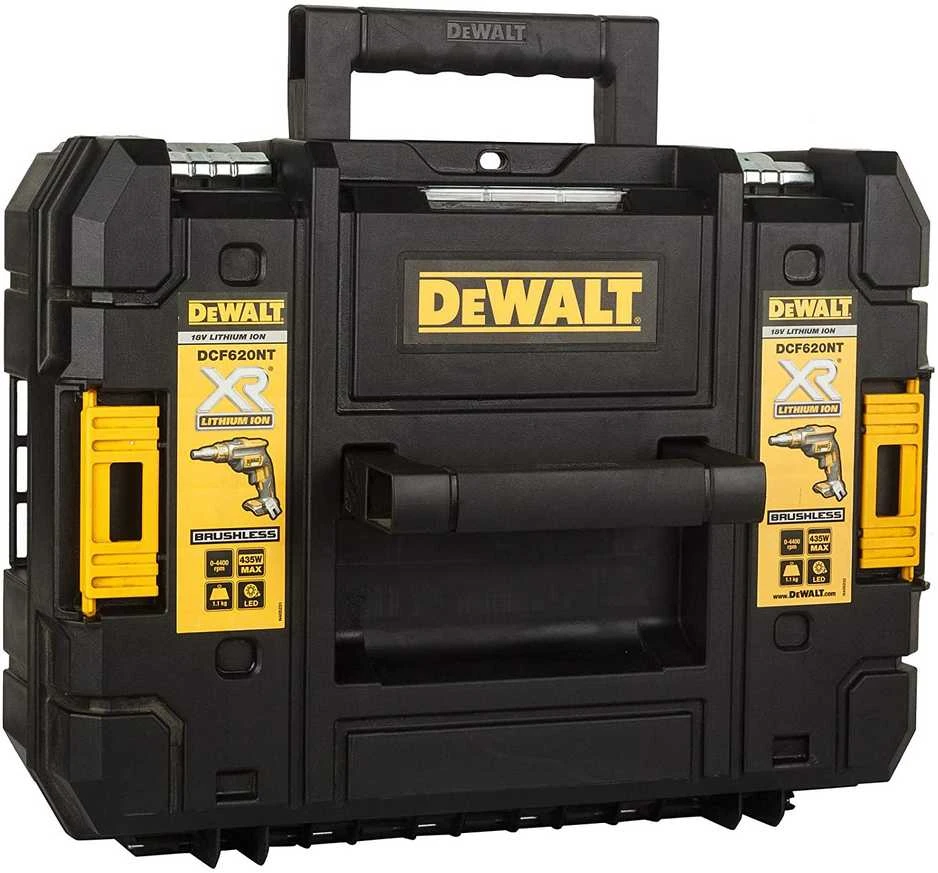 Dewalt gipskartonio suktuvas gręžtuvas DCF620NT 18V 30Nm, TSTAK lagaminas, be akumuliatoriaus ir kroviklio