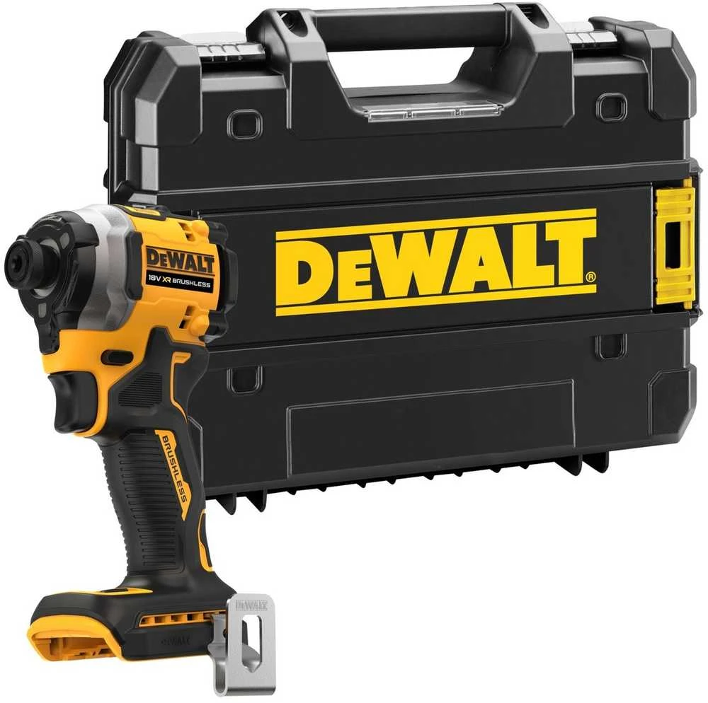 Akumuliatorinis smūginis suktuvas DEWALT 18V DCF850NT-XJ su lagaminu TSTAK be akumuliatoriaus ir kroviklio