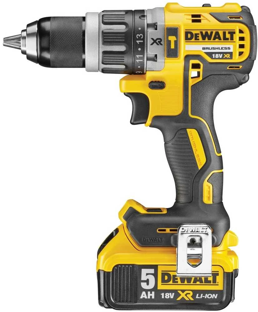 DEWALT smūginis gręžtuvas suktuvas DCD796P2, 70Nm, 2x5.0Ah