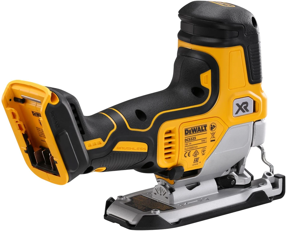 Akumuliatorinis siaurapjūklis DeWalt DCS335N-XJ (be akumuliatoriaus ir įkroviklio)