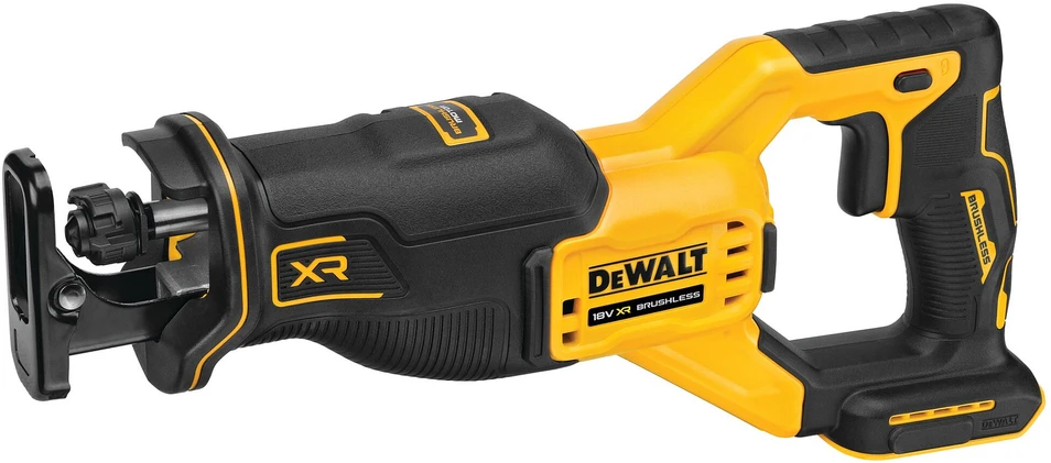 Tiesinis pjūklas DeWalt DCS382N-XJ; 18 V (be akumuliatoriaus ir pakrovėjo)