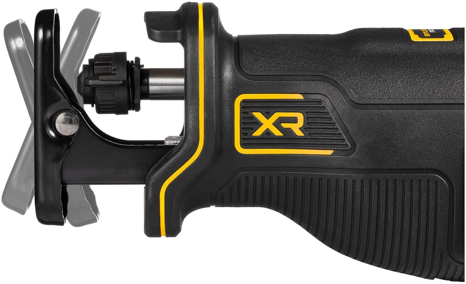 Tiesinis pjūklas DeWalt DCS382N-XJ; 18 V (be akumuliatoriaus ir pakrovėjo)