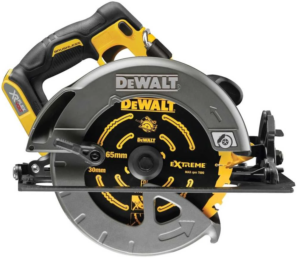 Akumuliatorinis diskinis pjūklas DeWalt FlexVolt DCS578NT-XJ; 54 V (be akumuliatoriaus ir pakrovėjo)