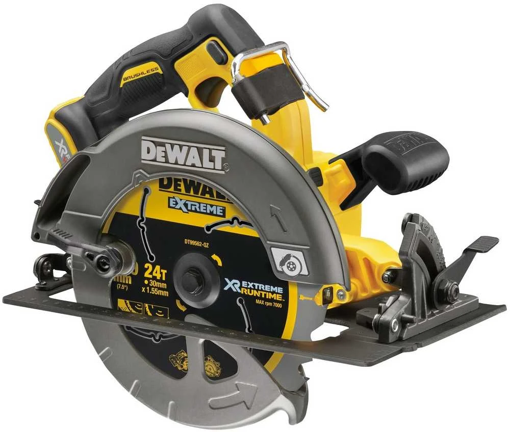 Akumuliatorinis diskinis pjūklas DeWalt FlexVolt DCS578NT-XJ; 54 V (be akumuliatoriaus ir pakrovėjo)