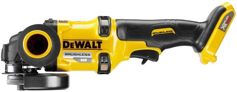 Kampinis šlifuoklis DeWalt DCG418NT-XJ FlexVolt; 54 V (be akumuliatoriaus ir pakrovėjo)
