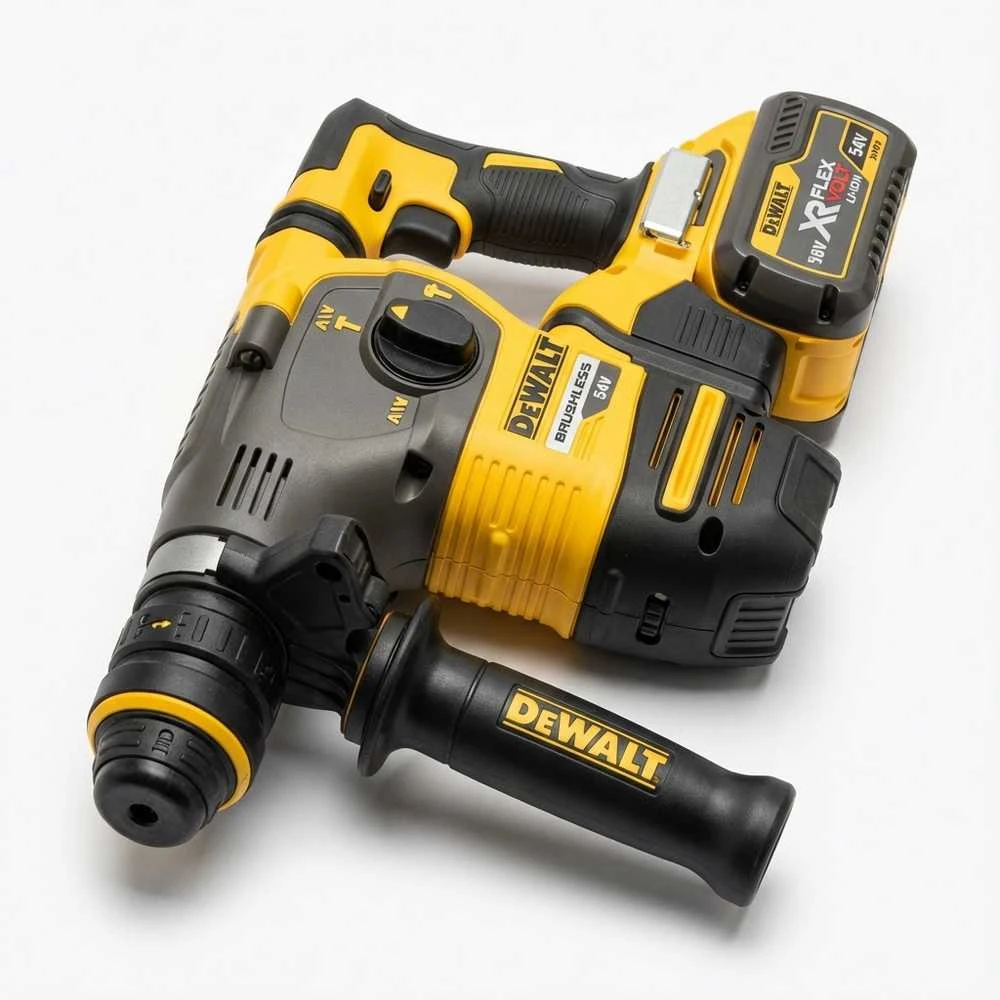 Perforatorius DeWalt DCH333X2-QW; 3,5 J; SDS-plus; 54 V; 2x9,0 Ah akum.