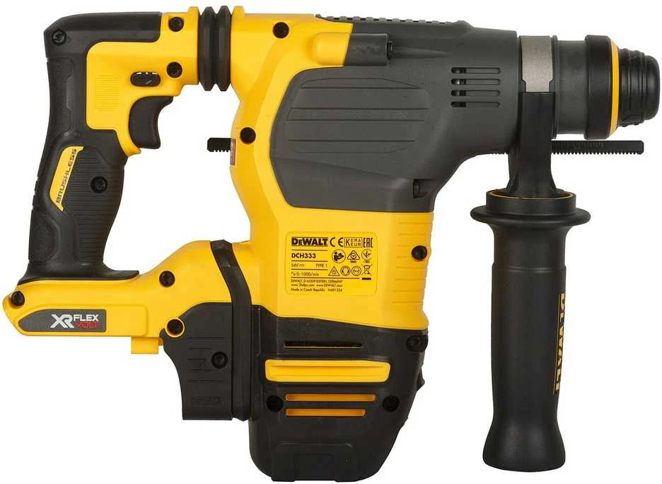 Akumuliatorinis perforatorius Dewalt DCH333NT-XJ (be akumuliatoriaus ir pakrovėjo)