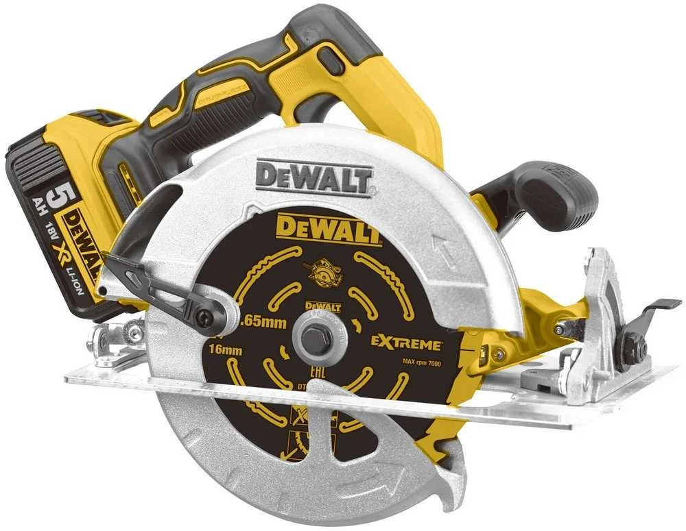 DeWALT diskinis pjūklas DCS570NT 18V be akumuliatoriaus ir kroviklio, TSTAK