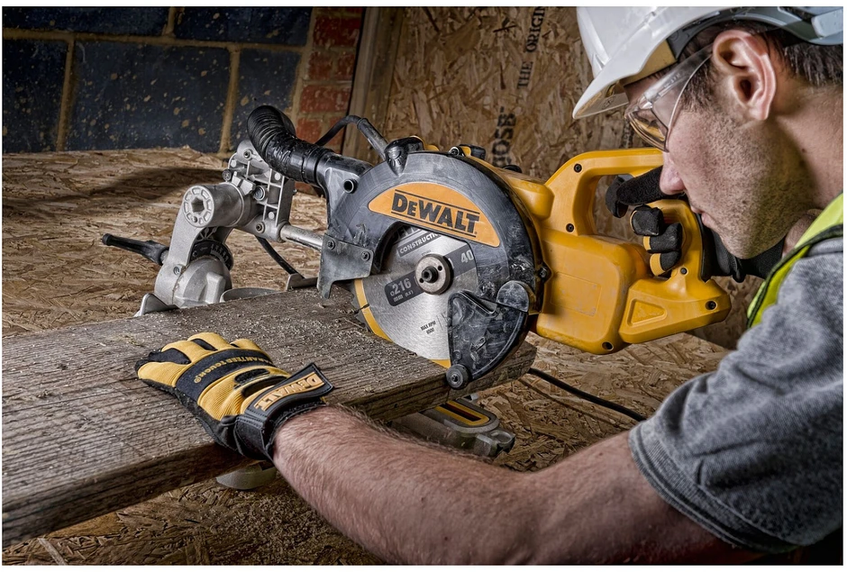 Skersinio pjovimo staklės DeWalt DWS773-QS (1300W, 216 mm)