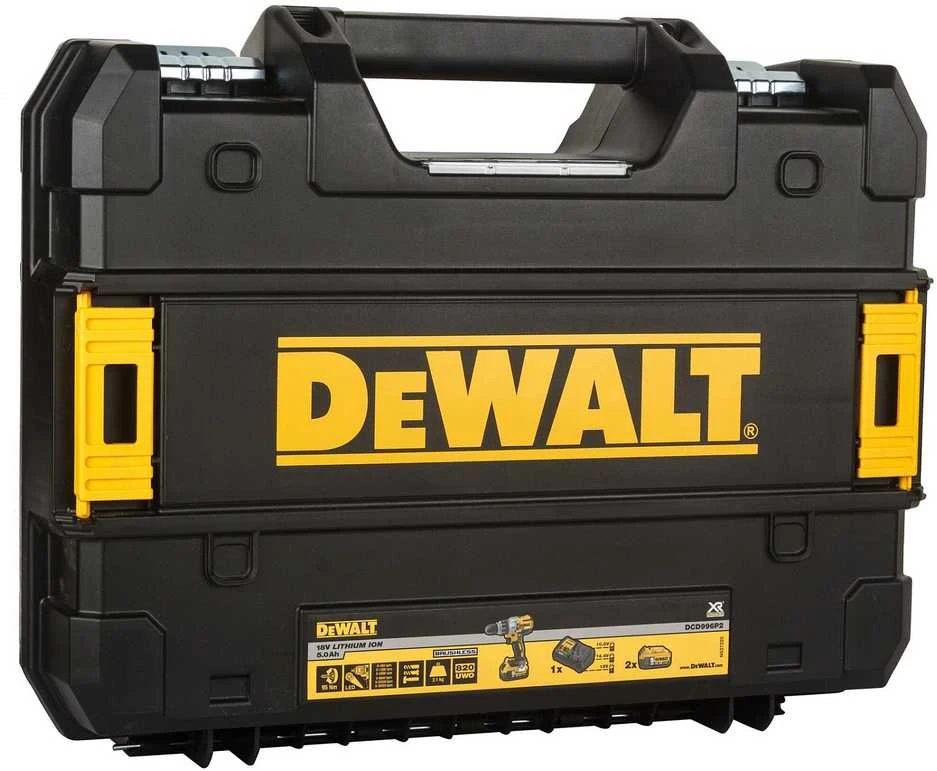 Akumuliatorinis suktuvas gręžtuvas DEWALT DCD996P2 2x5.0Ah, 66/95 Nm