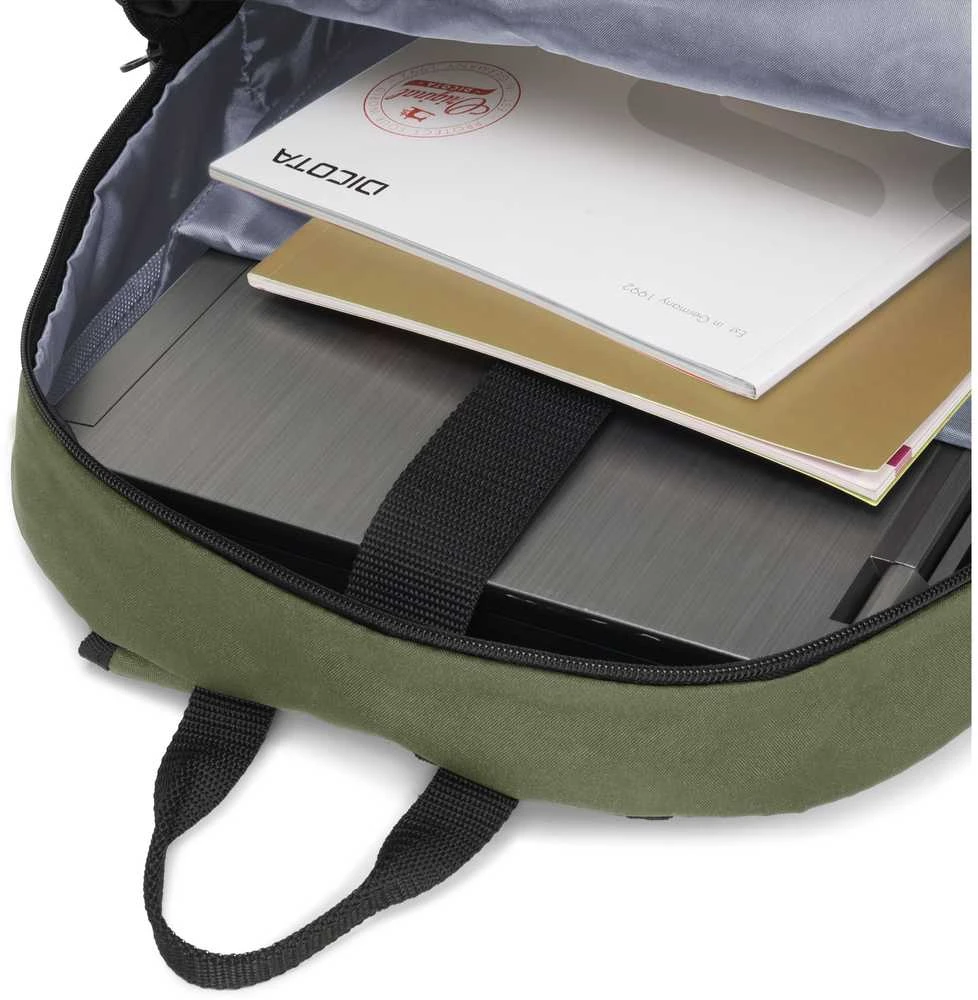 DICOTA BASE XX B2 15.6" Olive Žalias