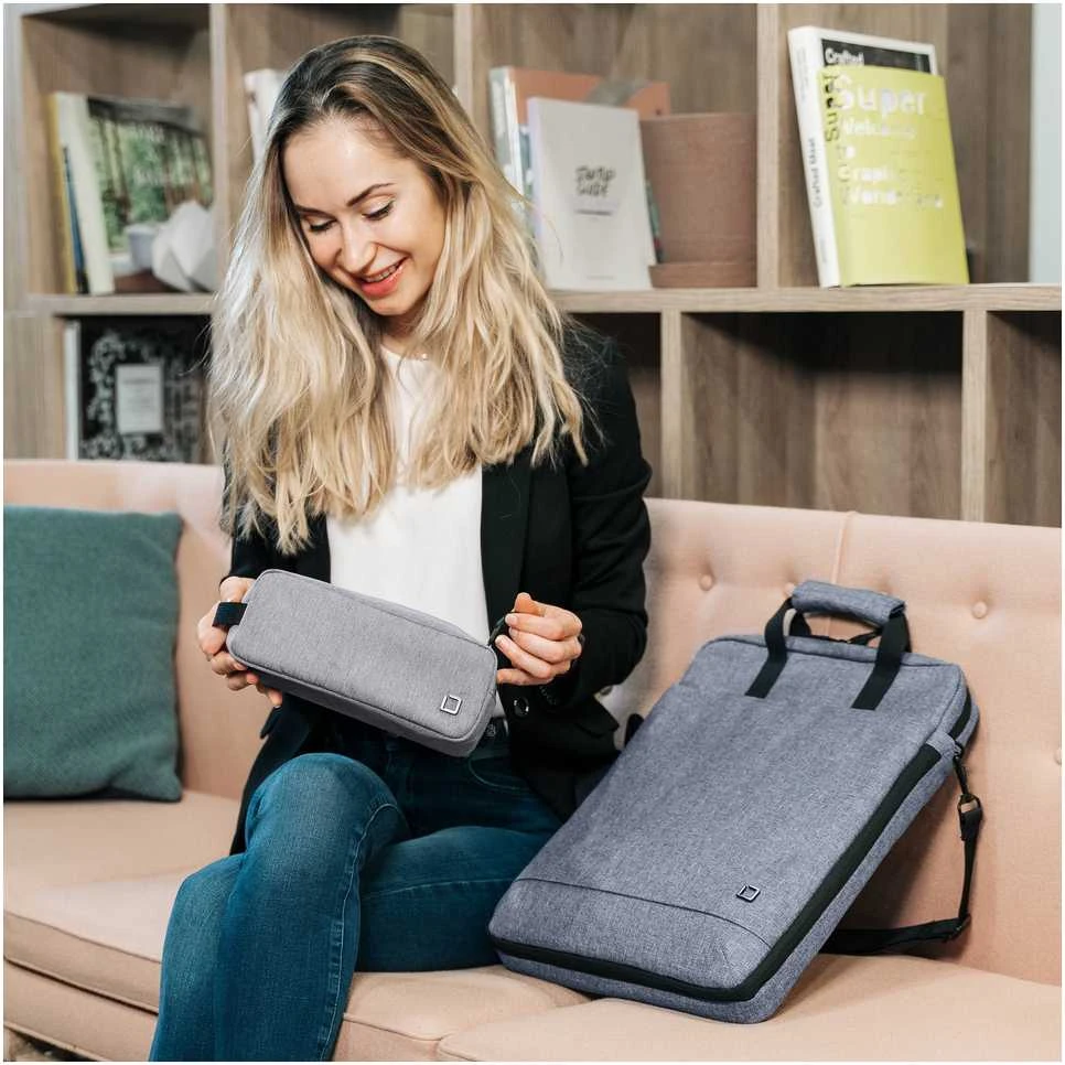 DICOTA Eco Accessories Pouch MOTION Light Pilkas