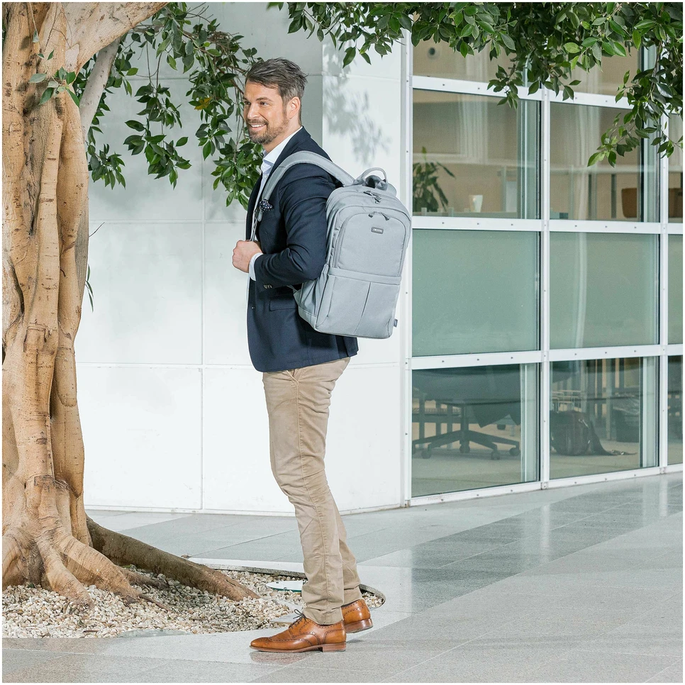 DICOTA Eco Backpack SCALE 13-15.6" pilkas