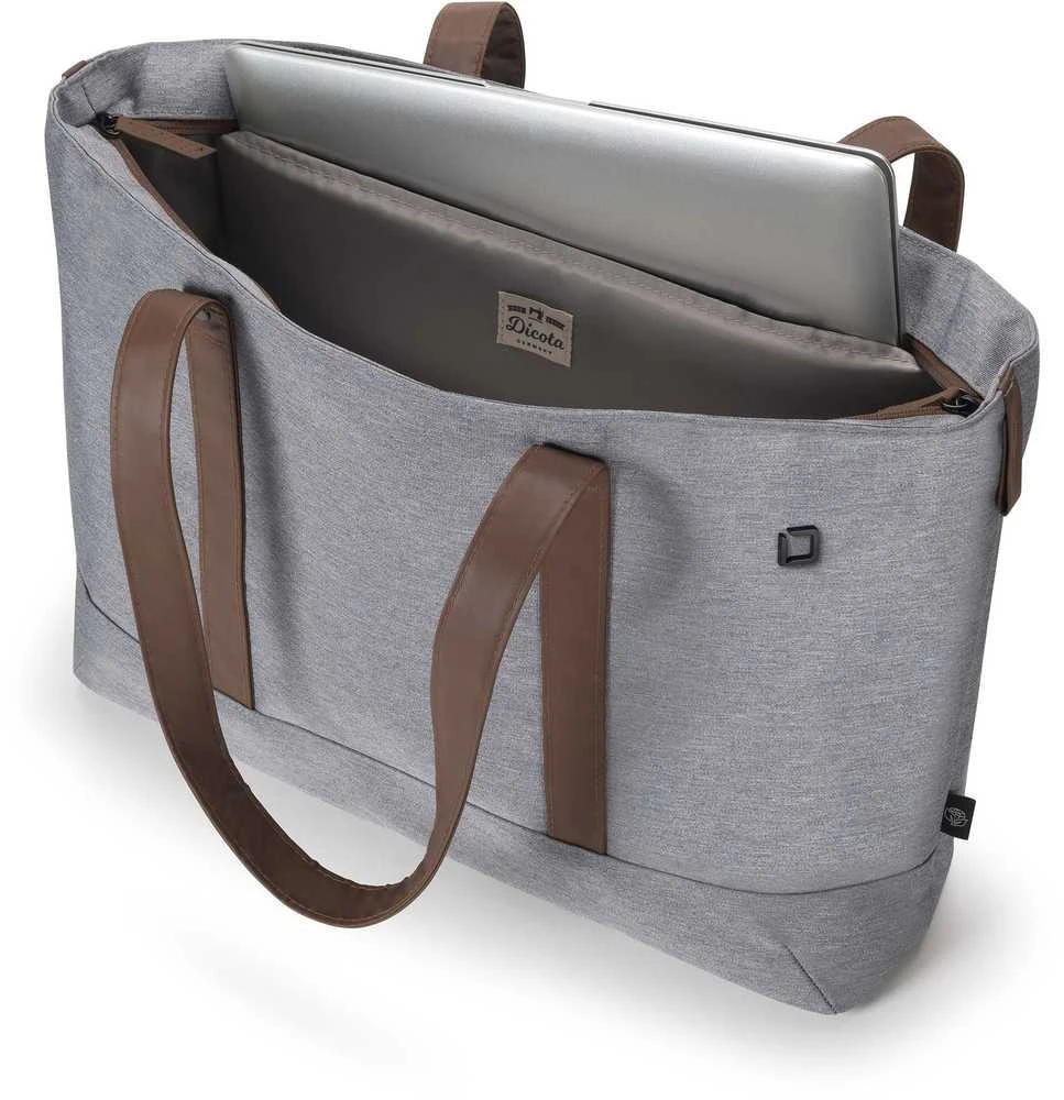 Dicota Nešiojamojo kompiuterio krepšys 13–14,1 colio Shopper Eco Motion šviesiai pilkas