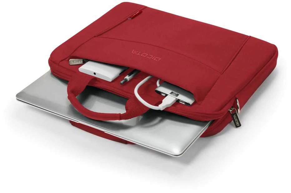 DICOTA Eco Slim Case BASE 13-14,1colių Raudona