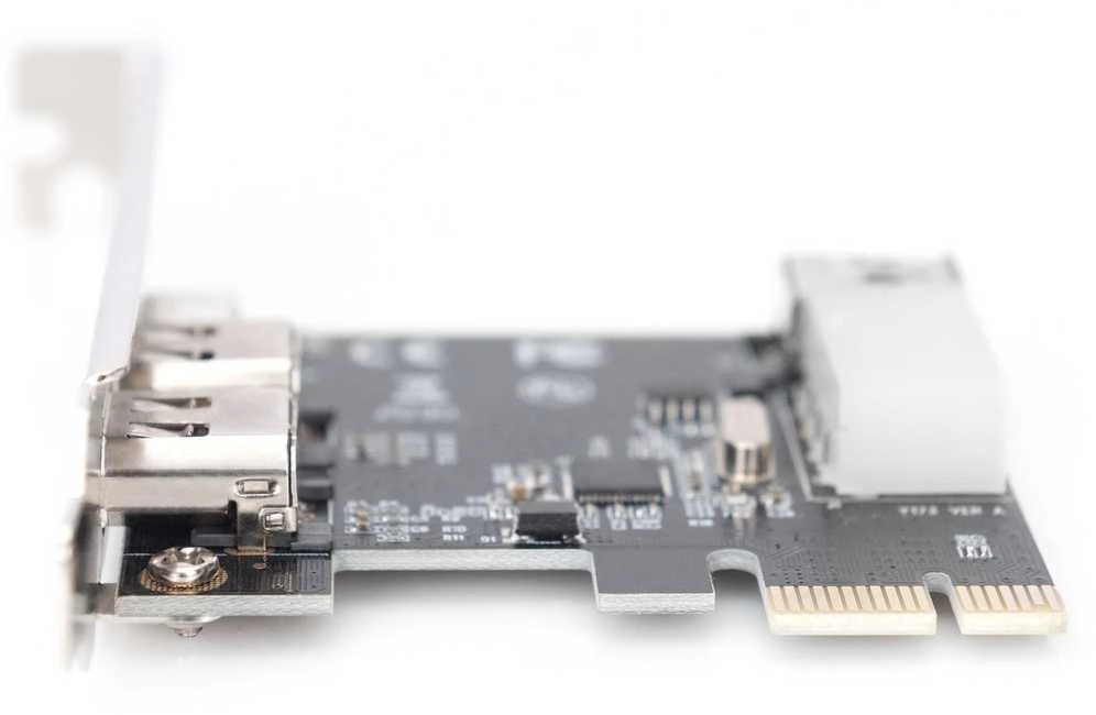 Assmann Electronic DIGITUS IEEE 1394a sąsajos kortelė PCIexpress 3 prievadas 1x int. 2x išorinis Uostai