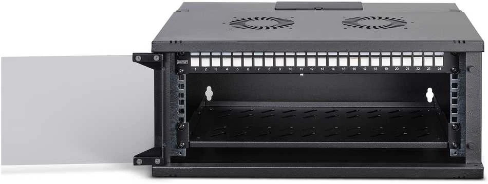 Digitus SOHO Pro network set, 483 mm (19") 4U, 540 x 400 mm | DN-49201-SET | Juodas